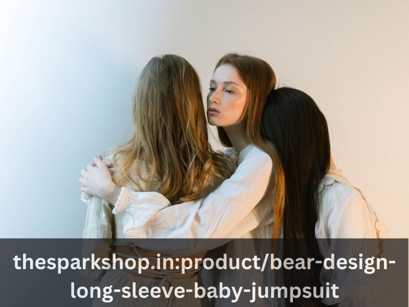 Thesparkshop.in : Product/bear Design Long Sleeve Baby Jumpsuit